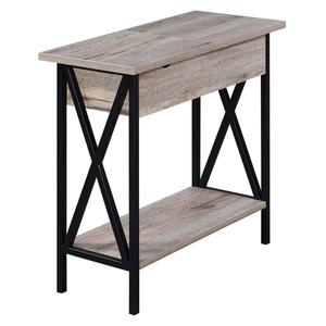 Convenience Concepts Tucson Flip Top End Table w/ Charging Port
