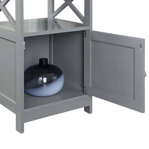 Convenience Concepts Oxford End Table w/ Storage Cabinet alternate view