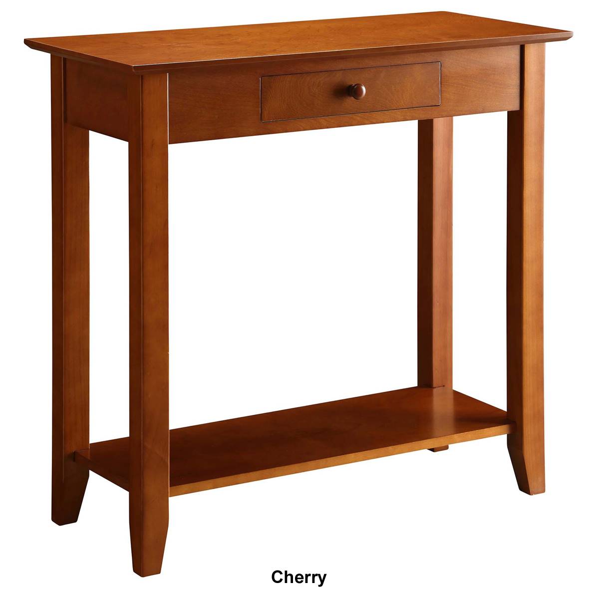 Convenience Concepts American Heritage Hall Table With Shelf