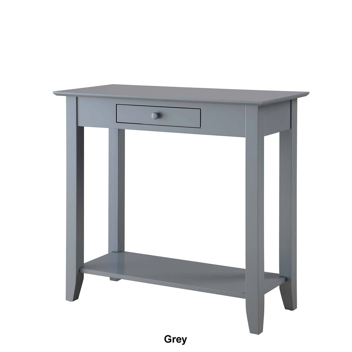 Convenience Concepts American Heritage Hall Table With Shelf