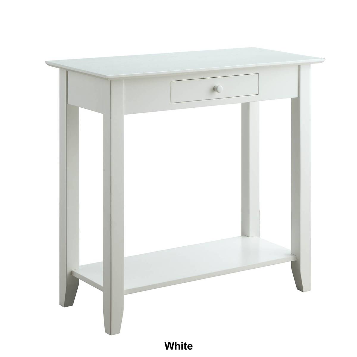 Convenience Concepts American Heritage Hall Table With Shelf