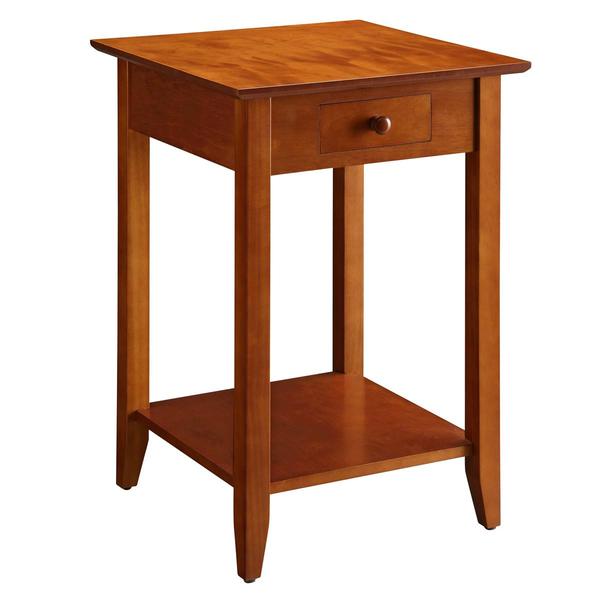 Convenience Concepts American Heritage End Table w. Drawer alternate view