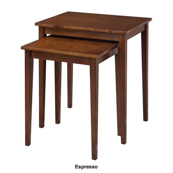 Convenience Concepts American Heritage Nesting End Tables alternate view