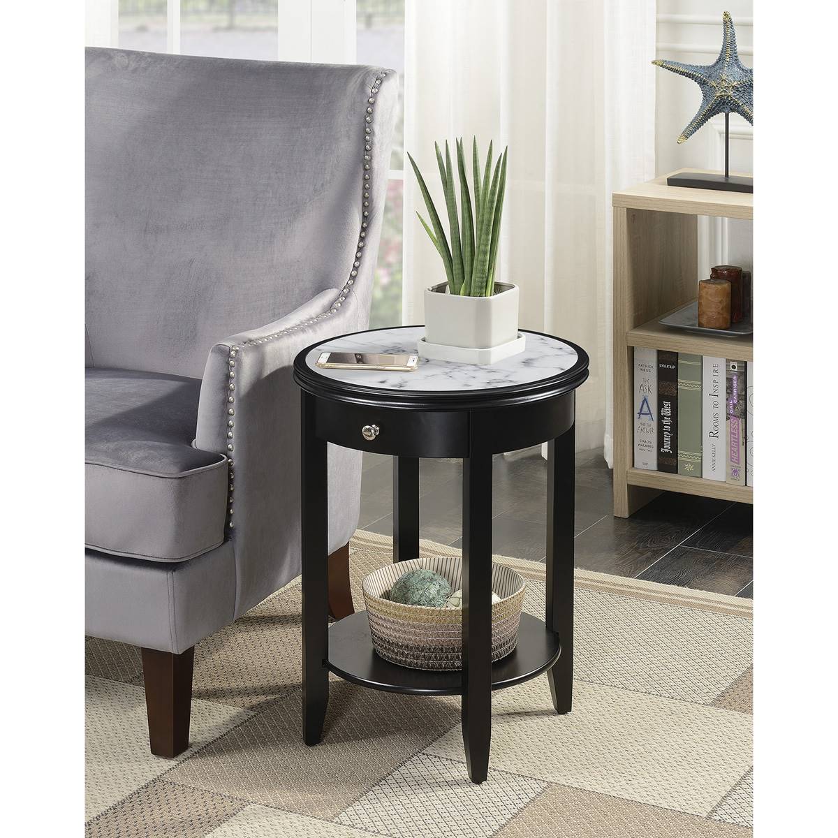 Convenience Concepts American Heritage Baldwin End Table