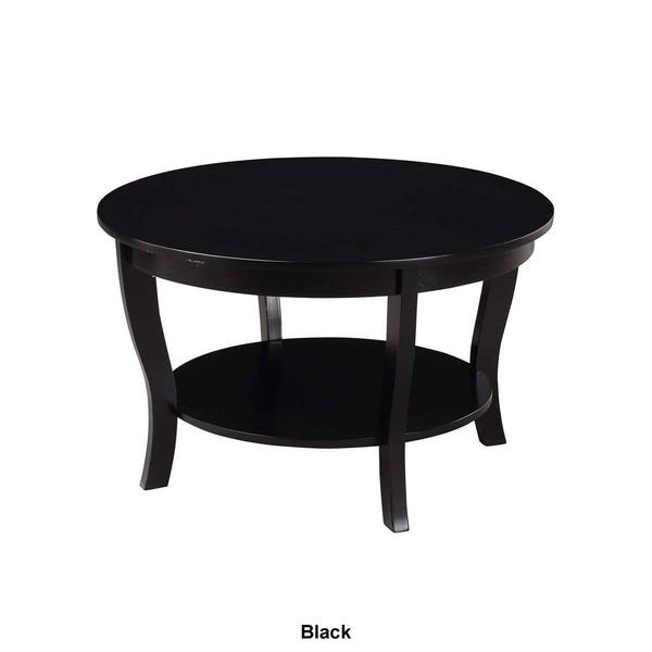 Convenience Concepts American Heritage Round Coffee Table alternate view