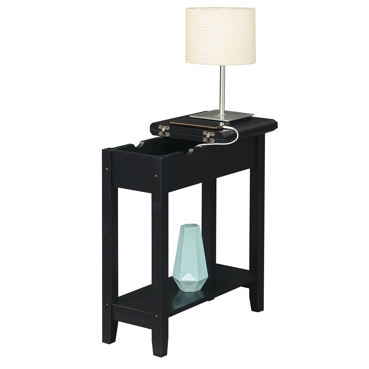 Convenience Concepts American Heritage Flip Top End Table