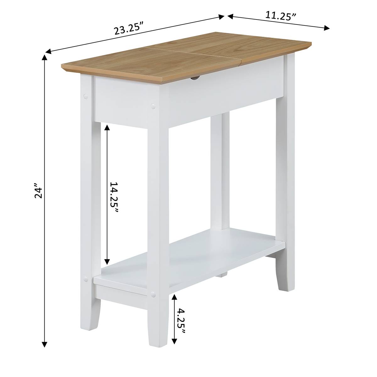 Convenience Concepts American Heritage Two-Tone End Table