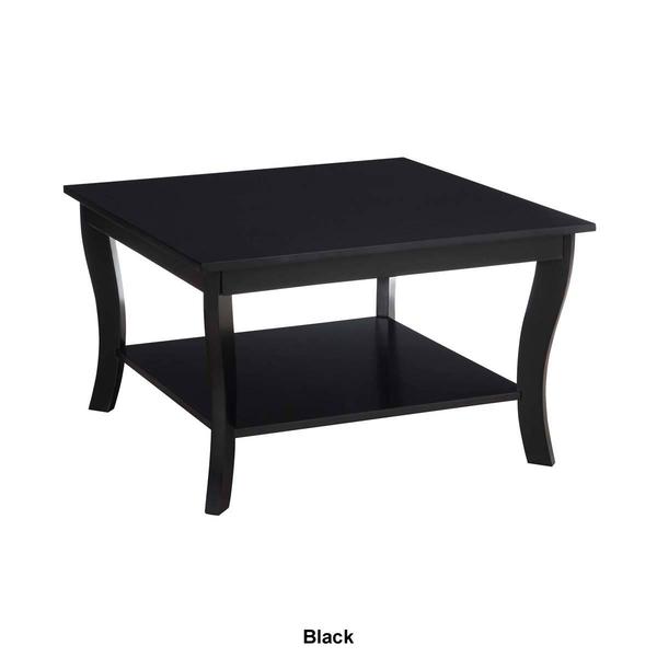 Convenience Concepts American Heritage Square Coffee Table alternate view