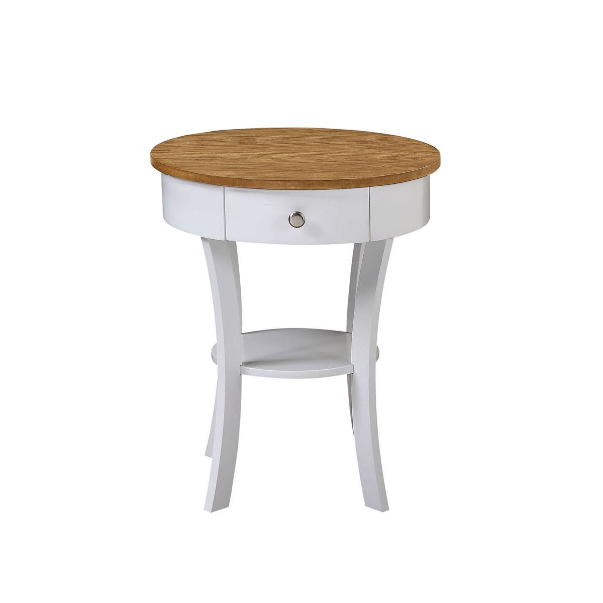 Convenience Concepts Classic Living Rooms Two-Tone Schaffer Table