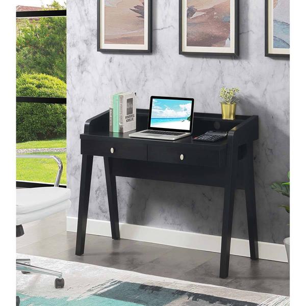Convenience Concepts Newport Deluxe 2-Drawer Desk alternate view