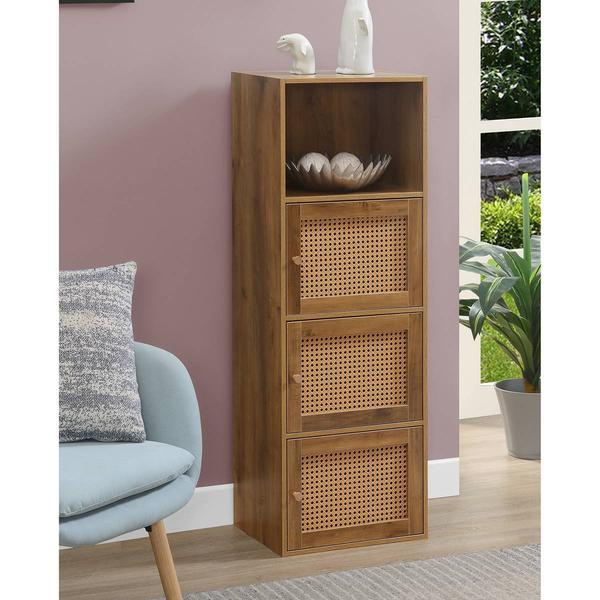 Convenience Concepts Xtra Storage Weave 3-Door Cabinet alternate view