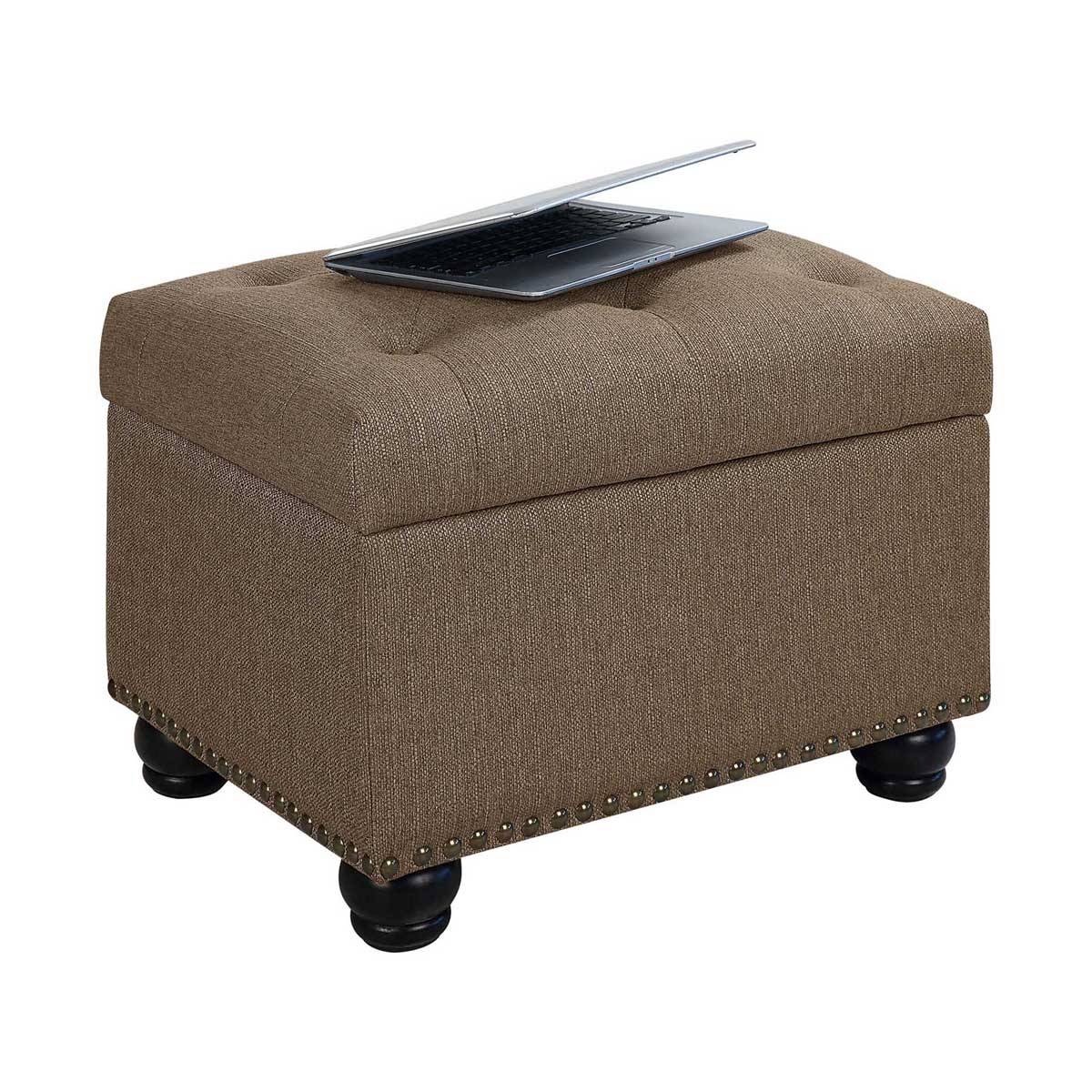 Convenience Concepts Designs4Comfort 5th Avenue Fabric Ottoman