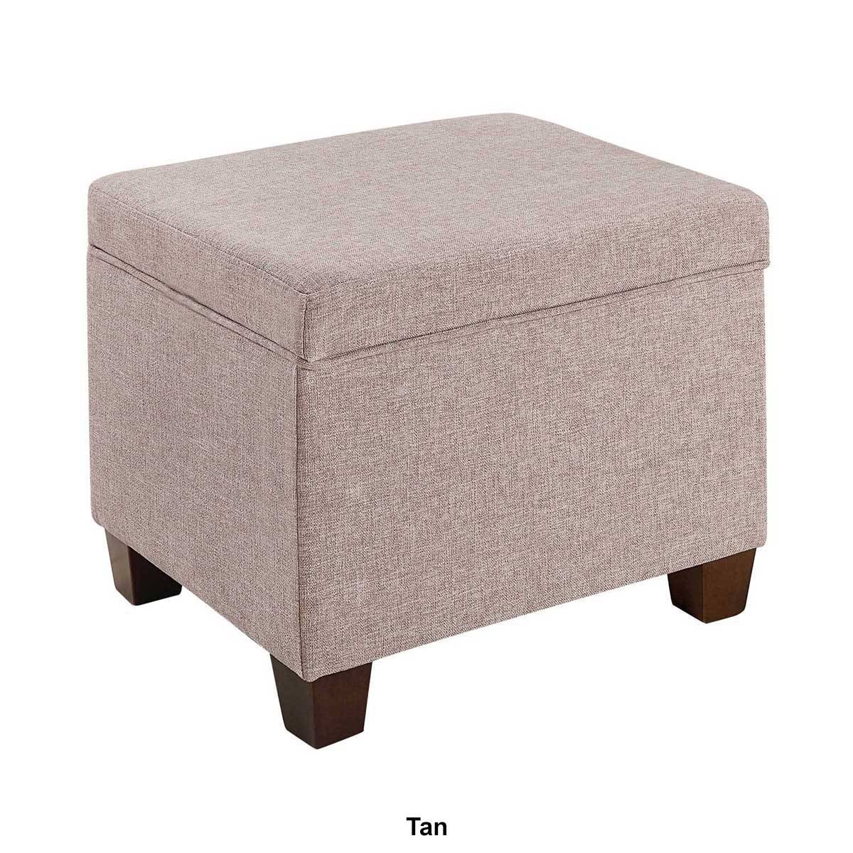 Convenience Concepts Madison Linen Storage Ottoman