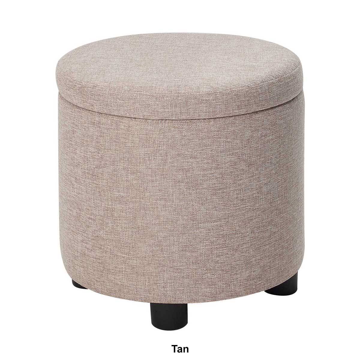 Convenience Concepts Designs4Comfort Round Ottoman