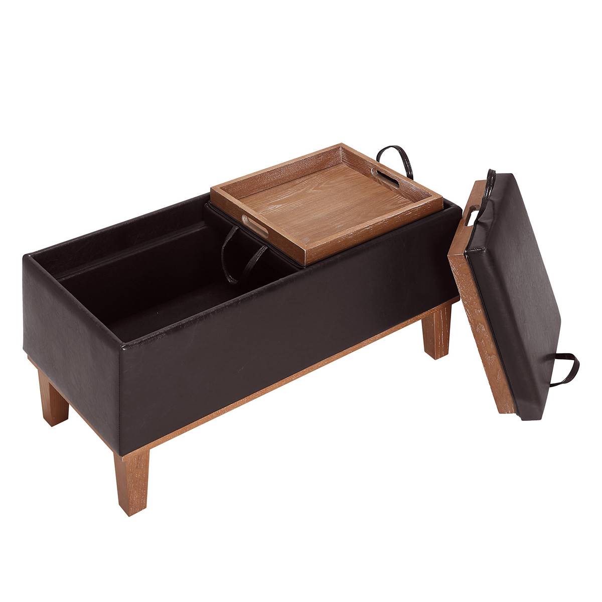 Convenience Concepts Designs4Comfort Brentwood Storage Ottoman