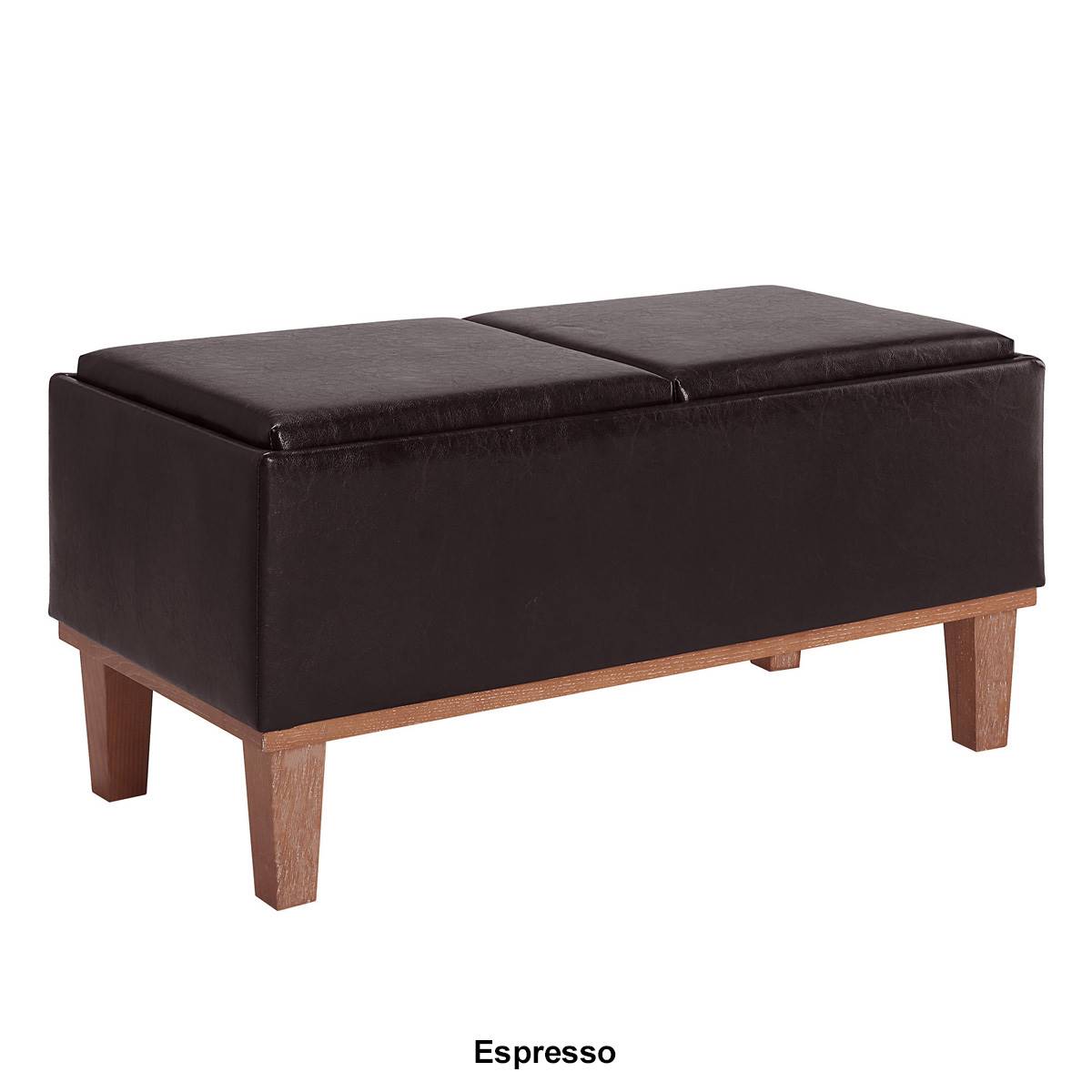 Convenience Concepts Designs4Comfort Brentwood Storage Ottoman