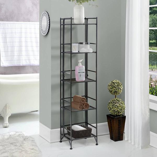 Convenience Concepts Xtra Storage 5-Tier Folding Metal Shelf alternate view