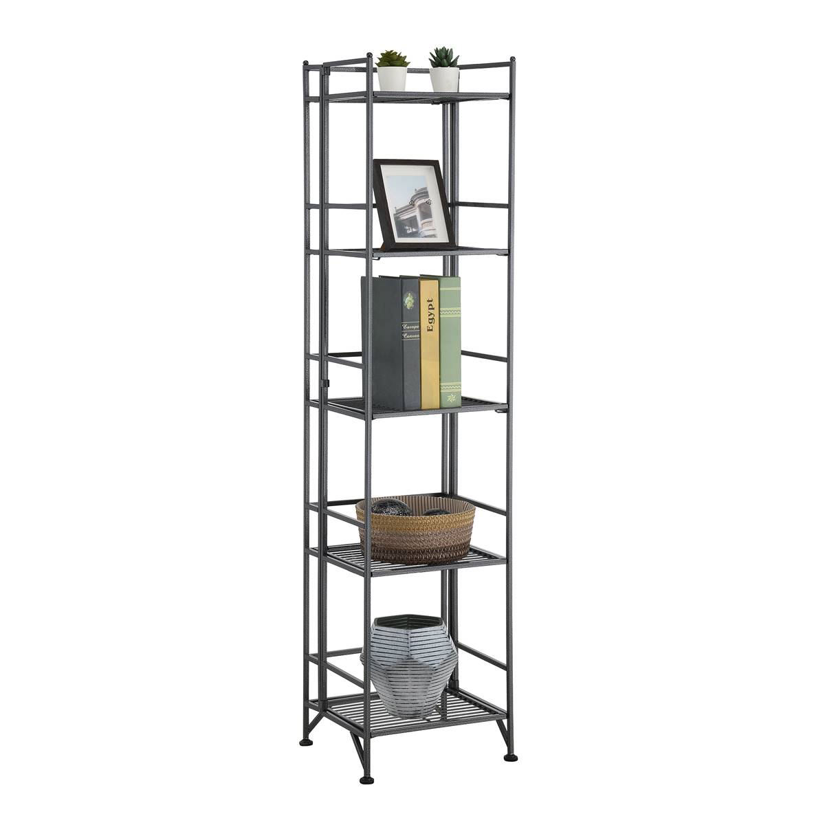 Convenience Concepts Xtra Storage 5-Tier Folding Metal Shelf