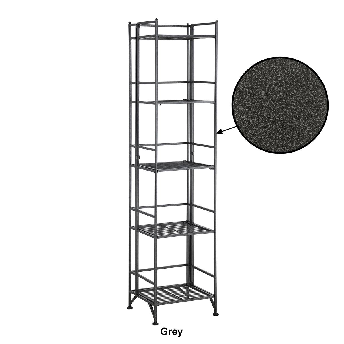 Convenience Concepts Xtra Storage 5-Tier Folding Metal Shelf