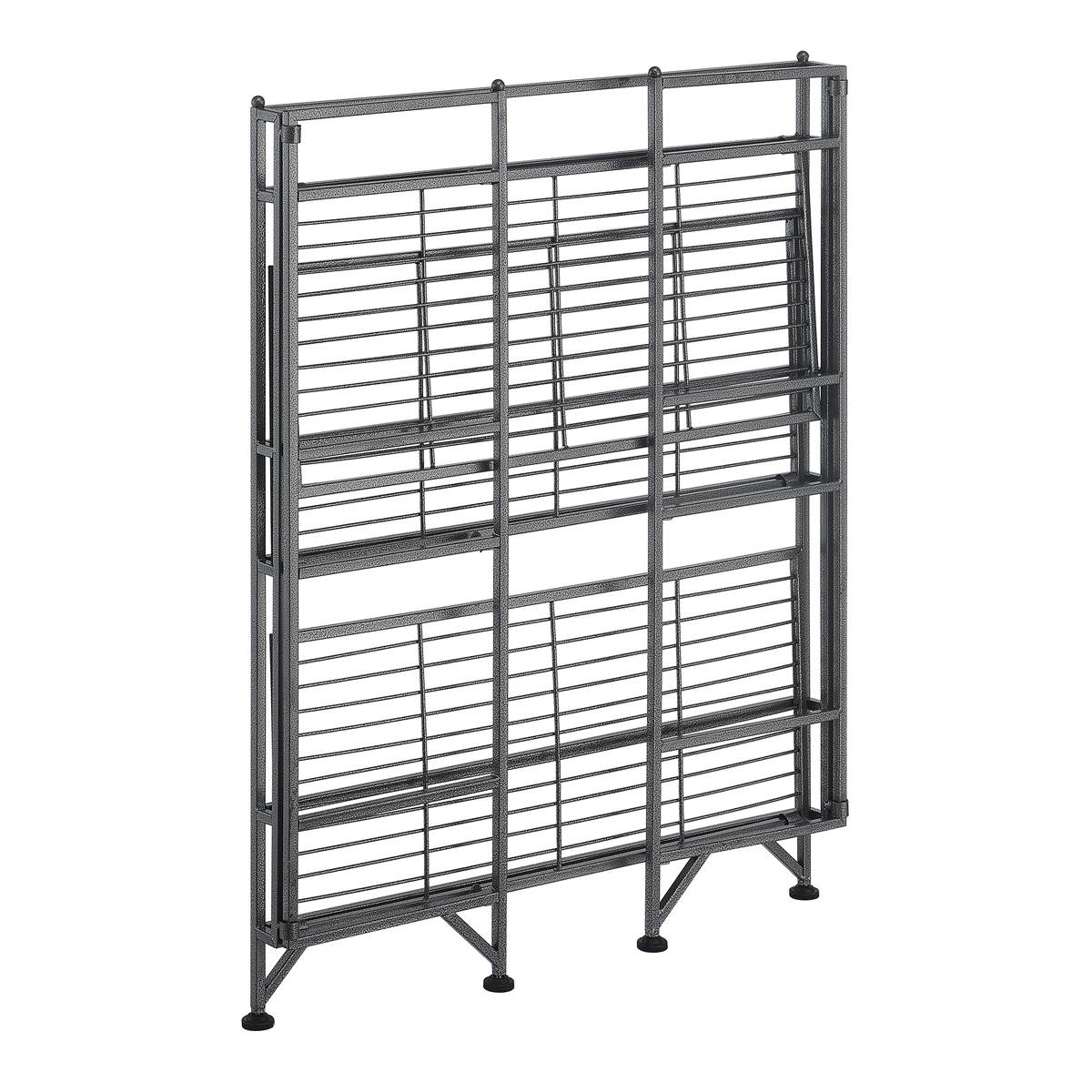 Convenience Concepts Xtra Storage 3-Tier Wide Folding Metal Shelf