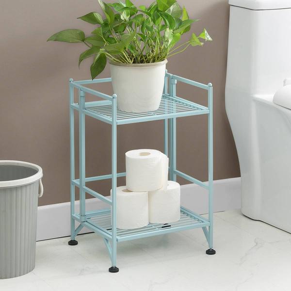 Convenience Concepts Xtra Storage 2-Tier Folding Metal Shelf alternate view