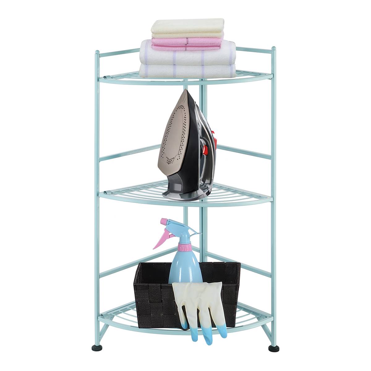 Convenience Concepts Xtra Storage 3-Tier Folding Corner Shelf