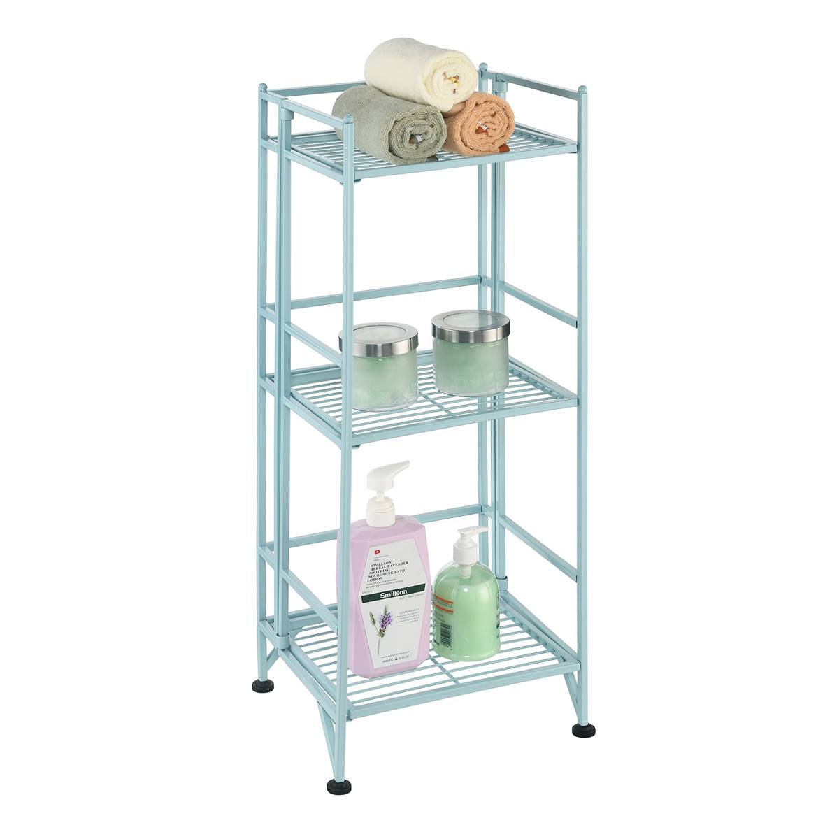 Convenience Concepts Xtra Storage 3-Tier Folding Metal Shelf