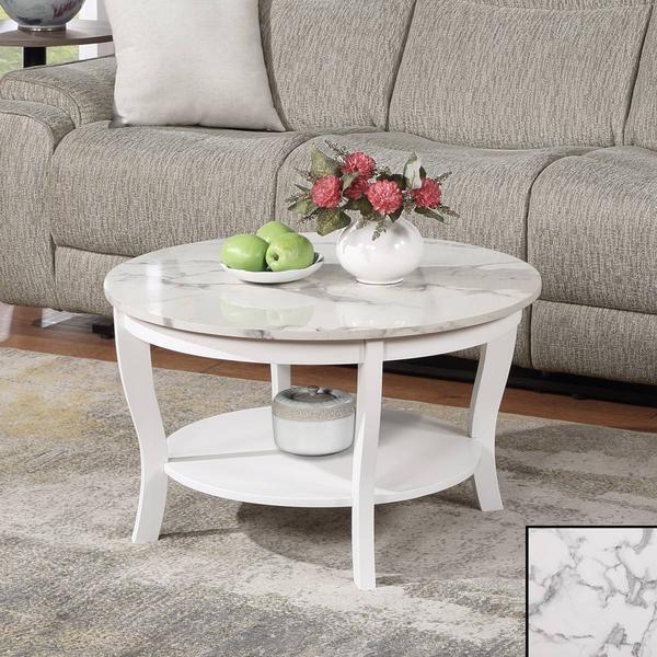 Convenience Concepts American Heritage Round Coffee Table alternate view