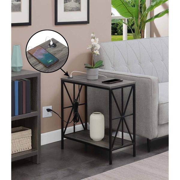 Convenience Concepts Tucson Starburst Chairside End Table alternate view