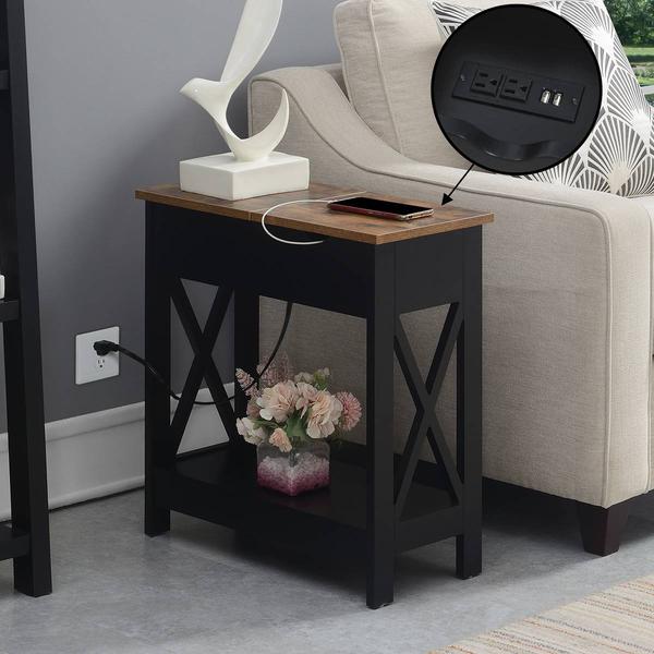 Convenience Concepts Oxford Flip Top End Table alternate view