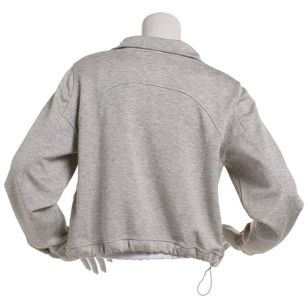 Juniors Love Tree Soft Air 1/4 Zip Banded Pullover Sweatshirt alternate view