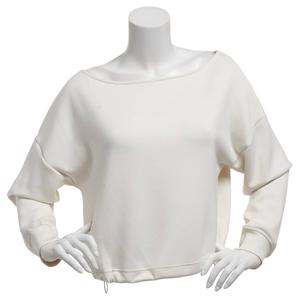 Juniors Love Tree Soft Air Elastic Hem Boat Neck Top alternate view