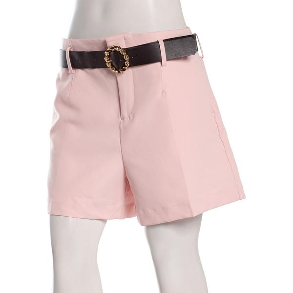Juniors Love Tree Vertigo Belted Walk Shorts
