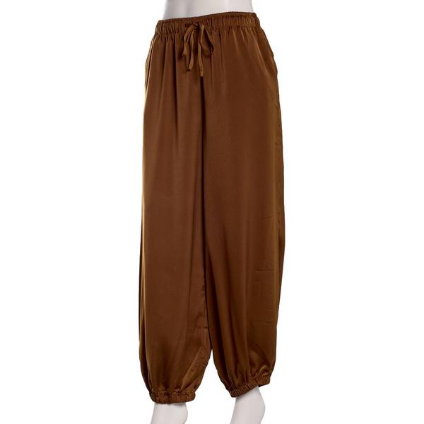 Juniors Love Tree Satin Drawstring Waist Barrel Leg Joggers