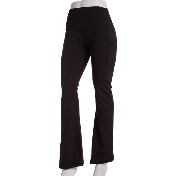 Juniors Love Tree Wide Waistband Flare Leggings with Pockets alternate view
