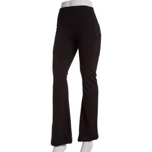 Juniors Love Tree Wide Waistband Flare Leggings with Pockets