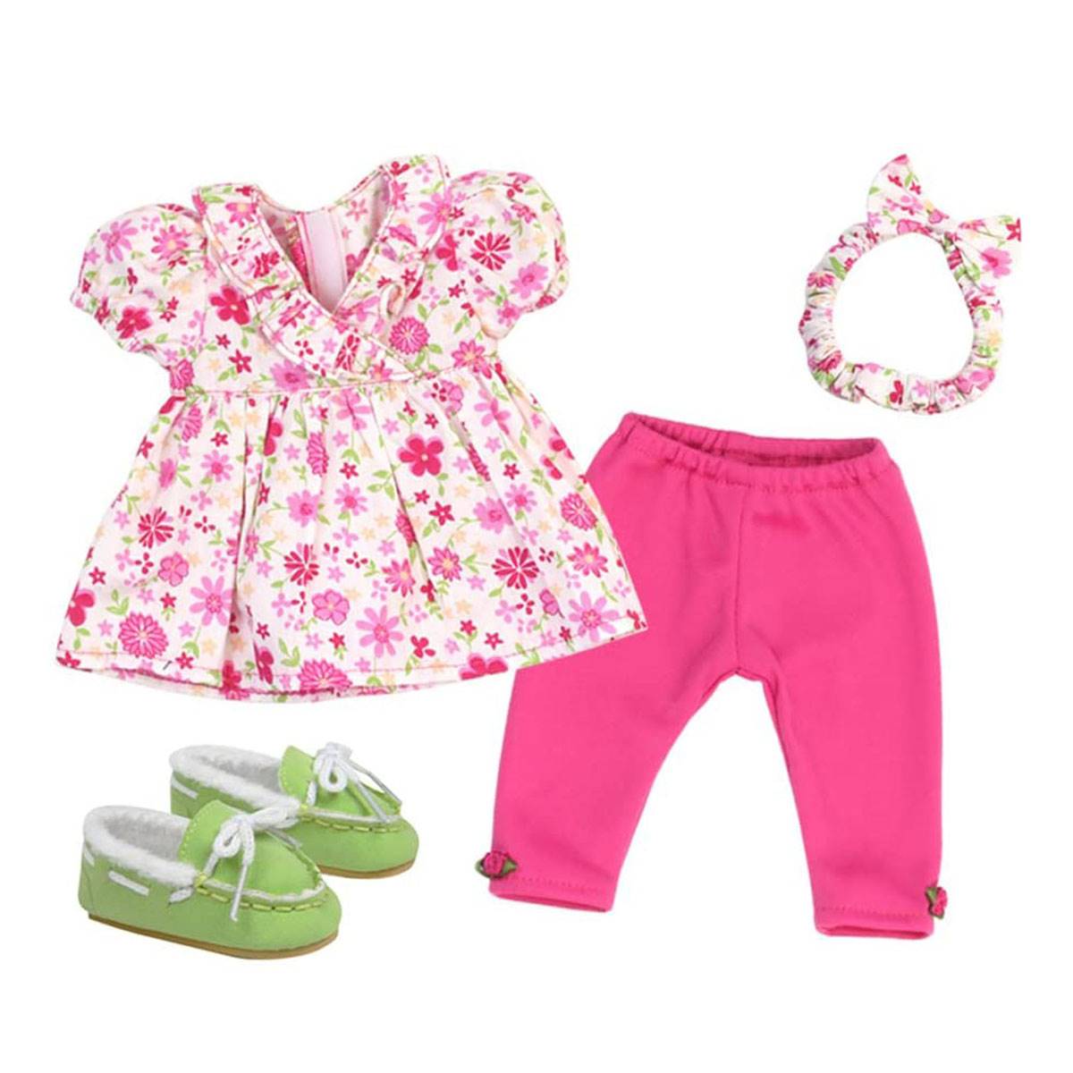 Sophia's(R) Floral Top And Leggings Set With Headband