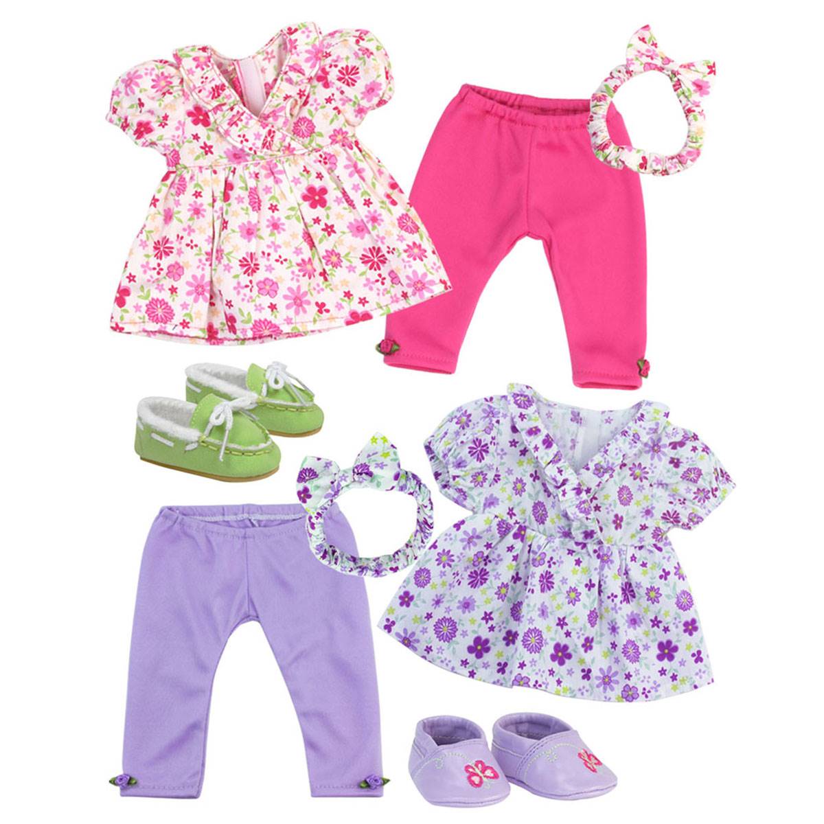 Sophia's(R) Floral Top And Leggings Set With Headband