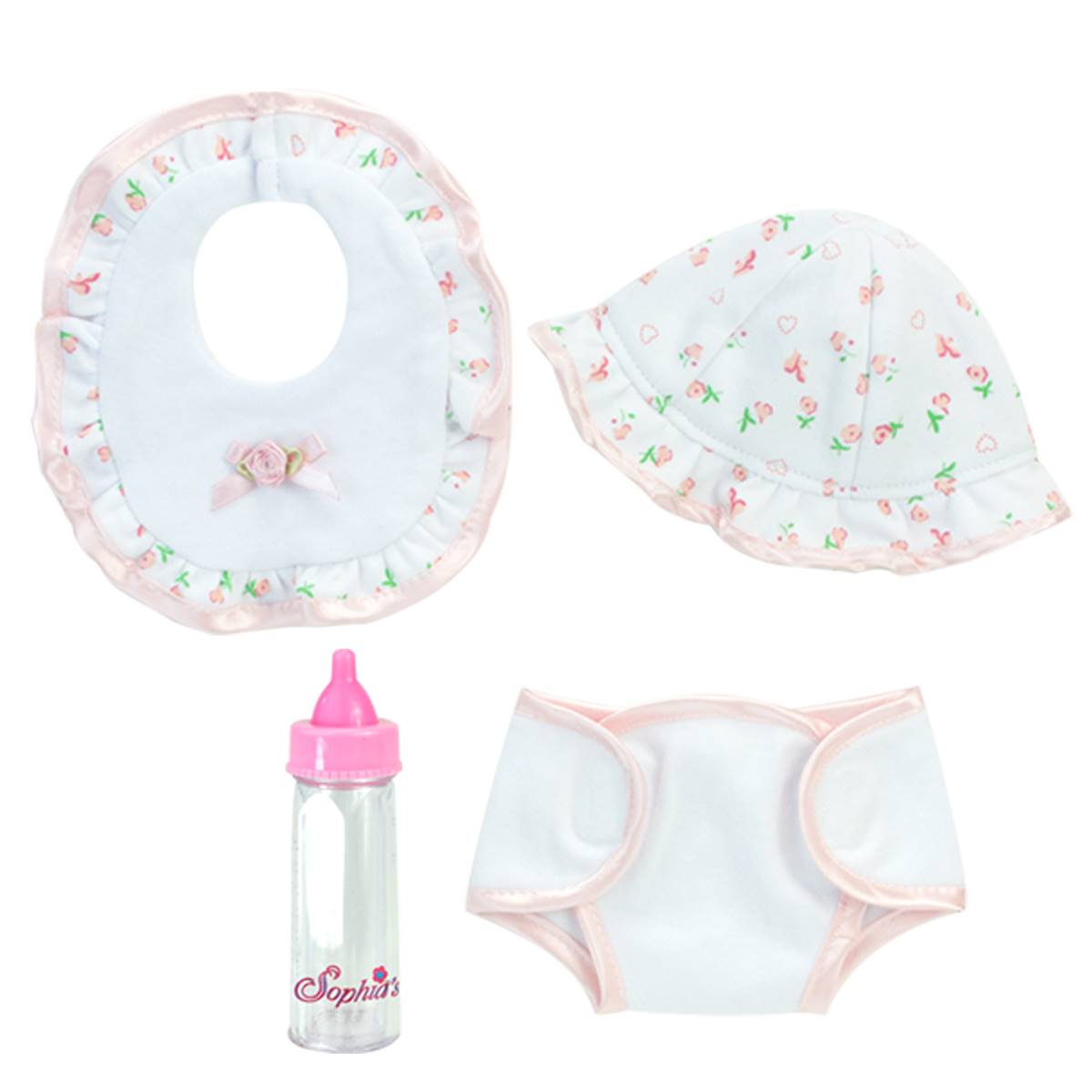 Sophia's(R) 5pc. Floral Print Sleeper Set