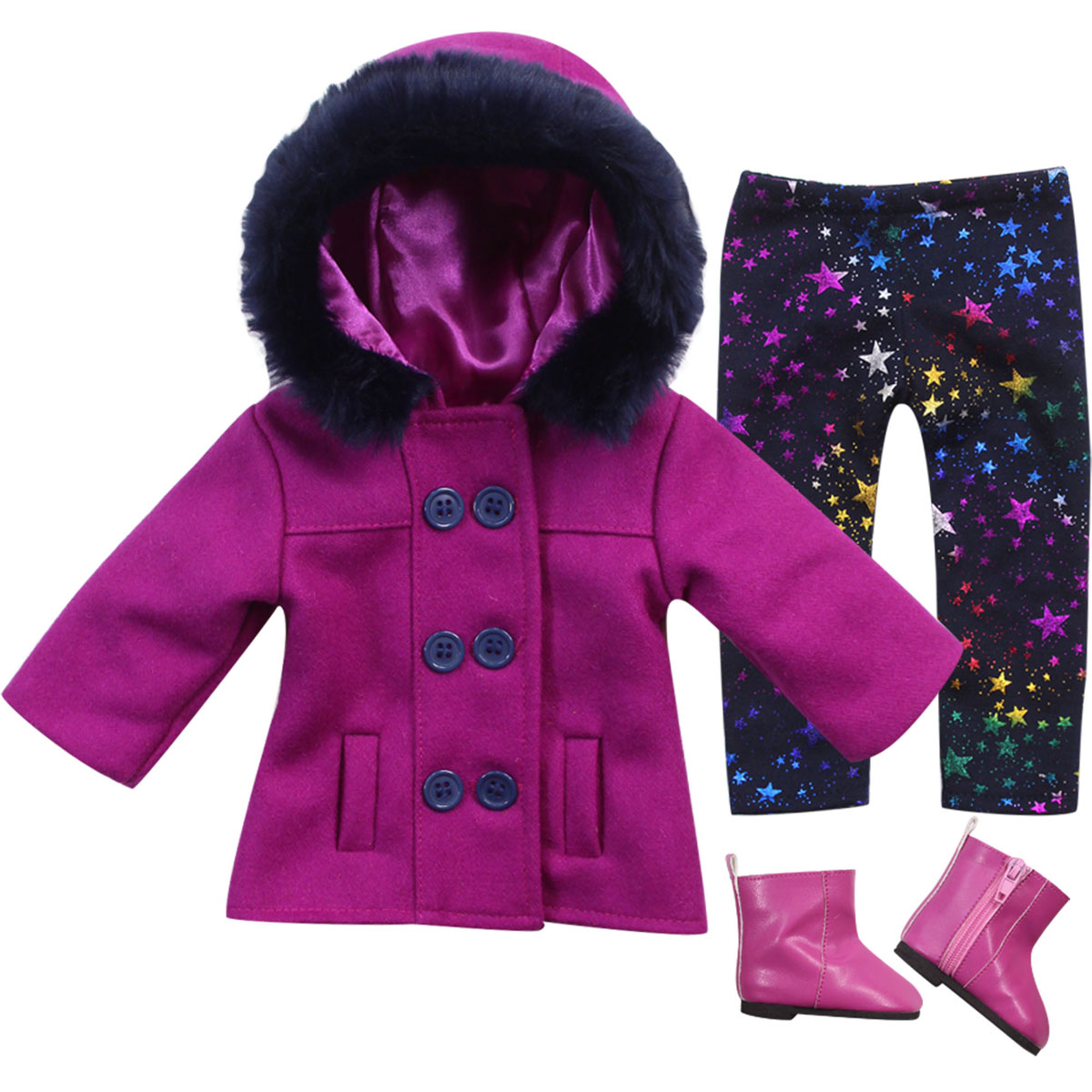 Sophia's(R) 3pc. Peacoat And Leggings Set