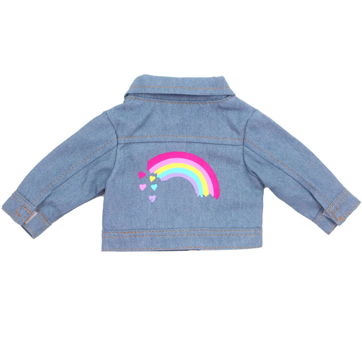 Sophia's(R) Rainbow Jean Jacket