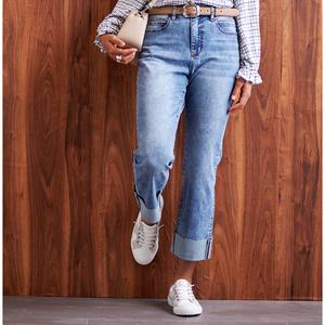 Plus Size Architect(R) Cuffed Denim Jeans
