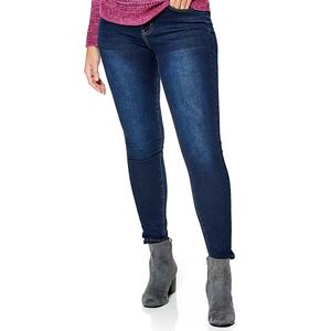 Womens Bleu Denim Basic 5 Pocket Skinny Jeans