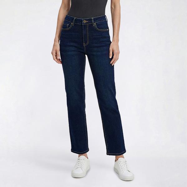 Womens Bleu Denim Straight Leg Jeans alternate view