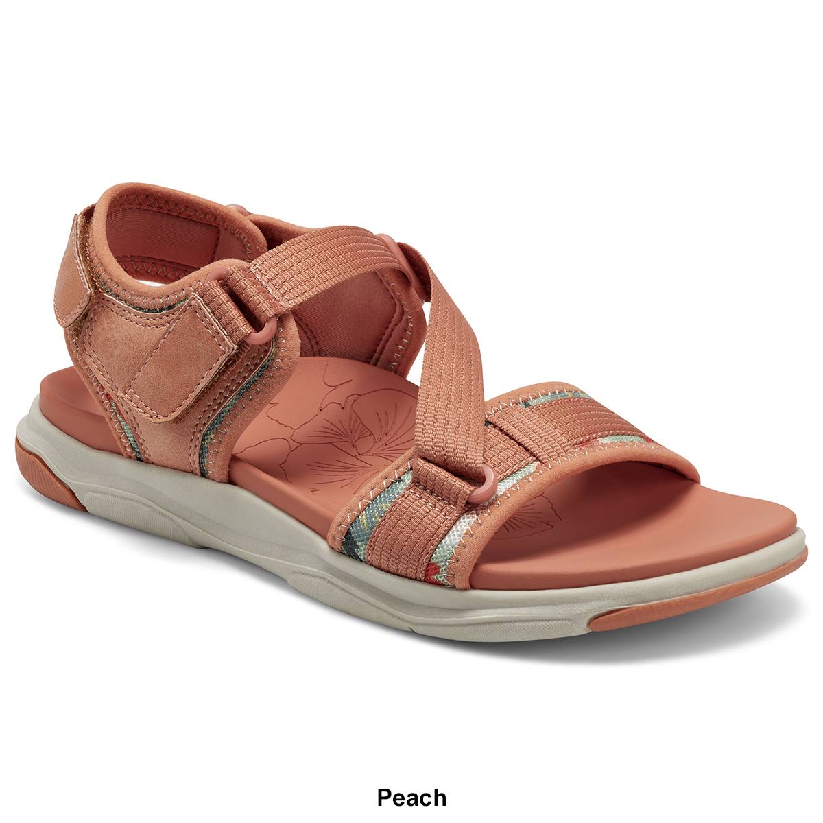 Womens Earth Origins Vivvy Vegan Strappy Sport Sandals