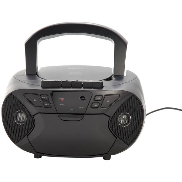 Borne CD & Cassette Boombox with AM/FM & Aux