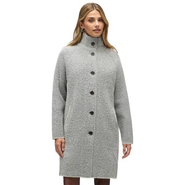 Plus Size NVLT Herringbone Eyelash Raglan Sleeve Coatigan