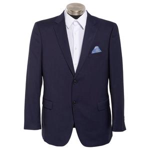 Mens Adolfo Regular Fit Stretch Suit Jacket - Blue/Grey