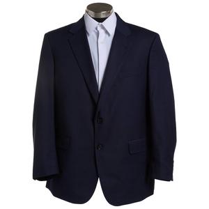 Mens Adolfo Portly Checkered Suit Jacket - Blue