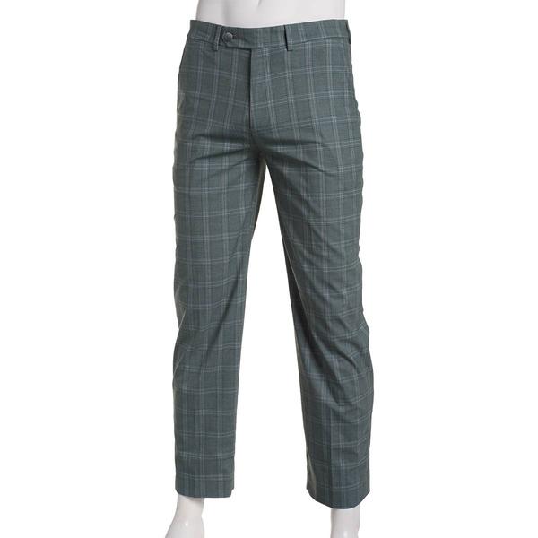 Mens Nautica(R) Plaid Suit Pants - Mint alternate view